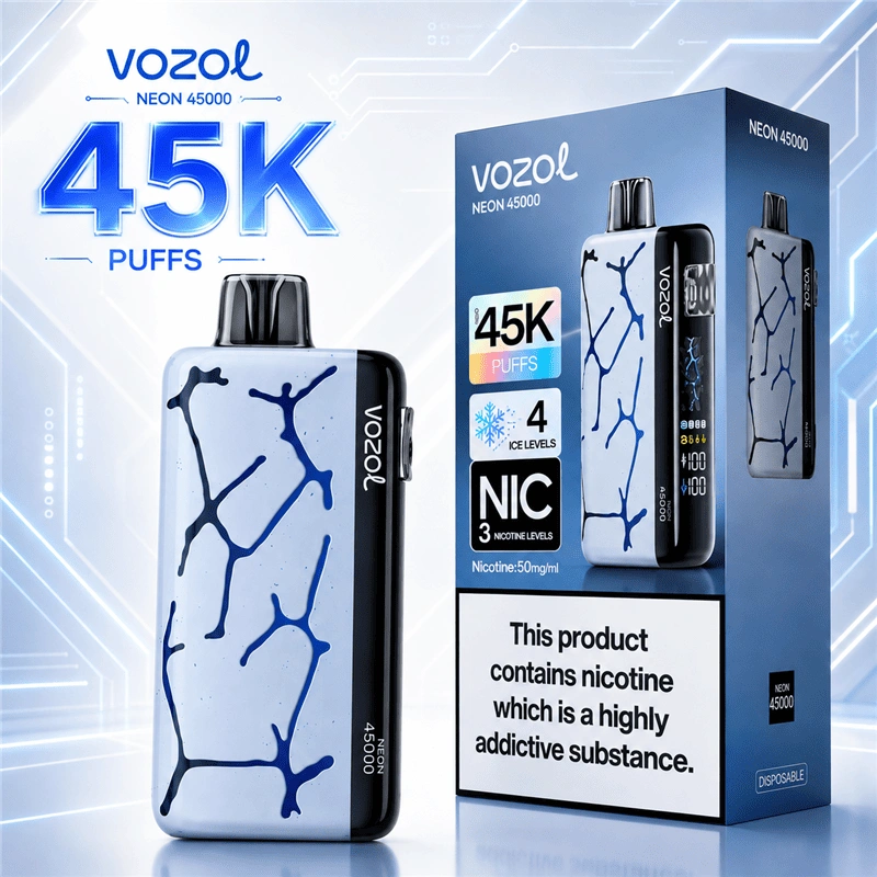 Vozol Neon 45000 Puffs Adjustable Ice Level 45K Vape