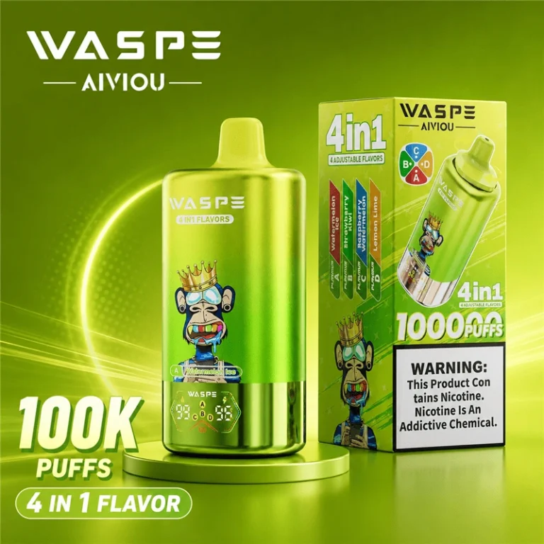 WASPE 4-in-1 Tastes 100000 Puffs Bulk Buy 100K Vape