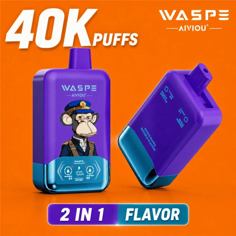 WASPE 40K Double Flavor Disposable Vape