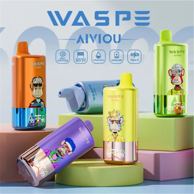 WASPE 60000 60k Puffs 3 in 1 Flavors Disposable Vape