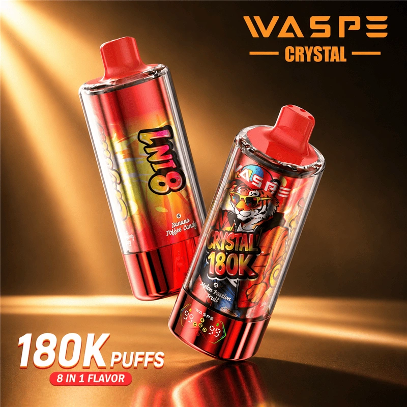 Waspe 180k puffs 8 in 1 Vapes