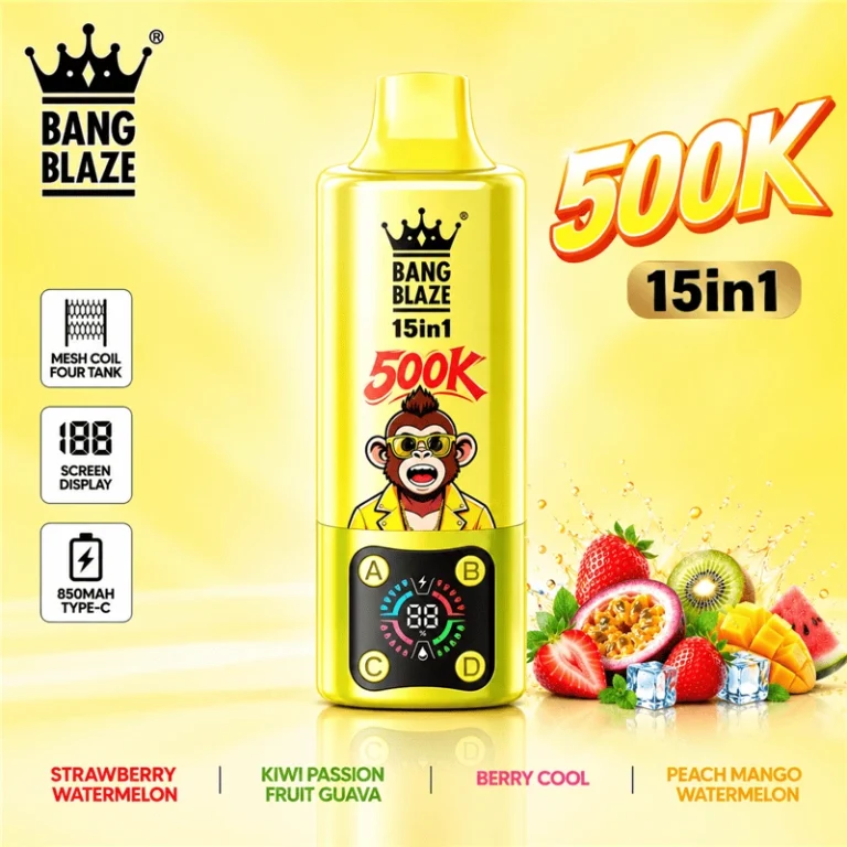 Bang Blaze 500K 15 In 1 Vape 500000 Puffs Multi Flavor