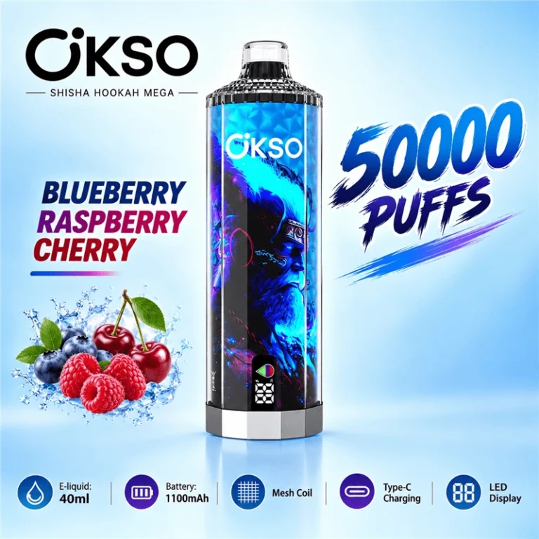 OKSO Shisha Hookah Mega 50000 Puffs Vape