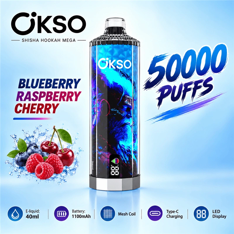 OKSO Shisha Hookah Mega 50000 Puffs Vape
