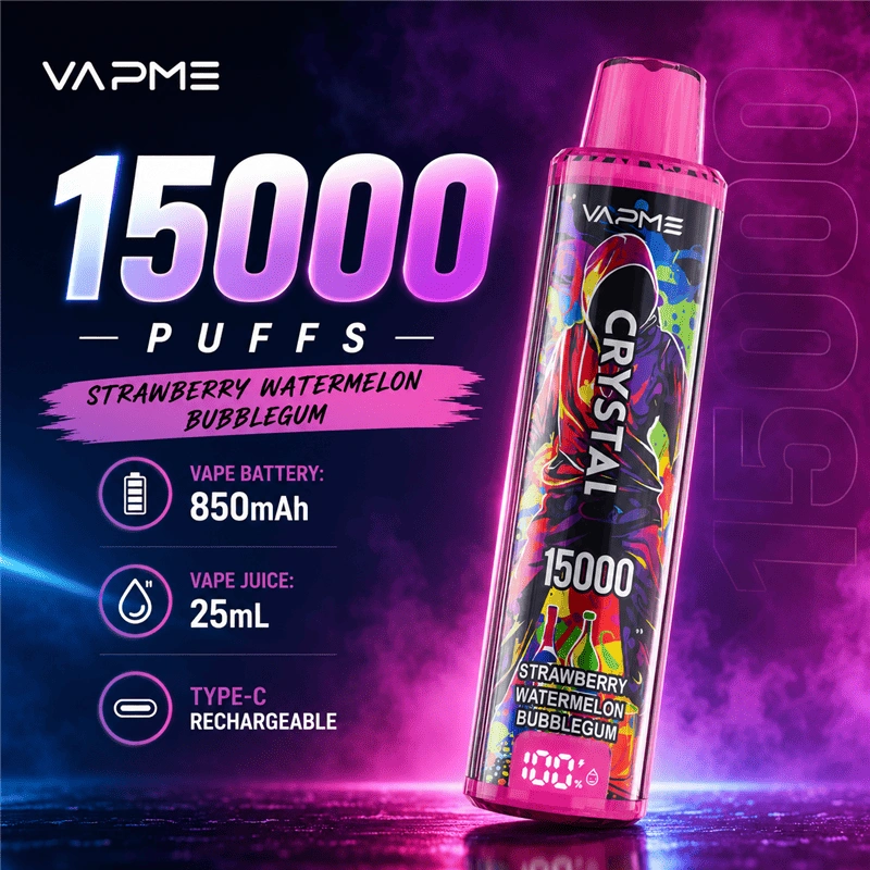 VAPME CRYSTAL 15000 Puffs Disposables Vape