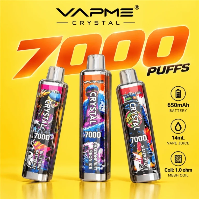 VAPME CRYSTAL 7k 7000 puffs Wholesale
