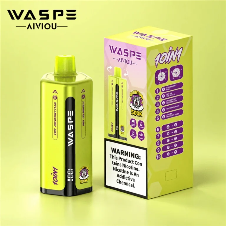 WASPE Quinton 500K 10 in 1 Large Capacity Vape