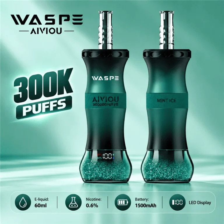 WASPE Shisha 300000 Puffs DTL Hookah Vape
